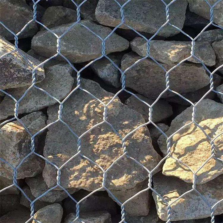 Double Twisted Gabion Wire Baskets For Stone Retaining Wall