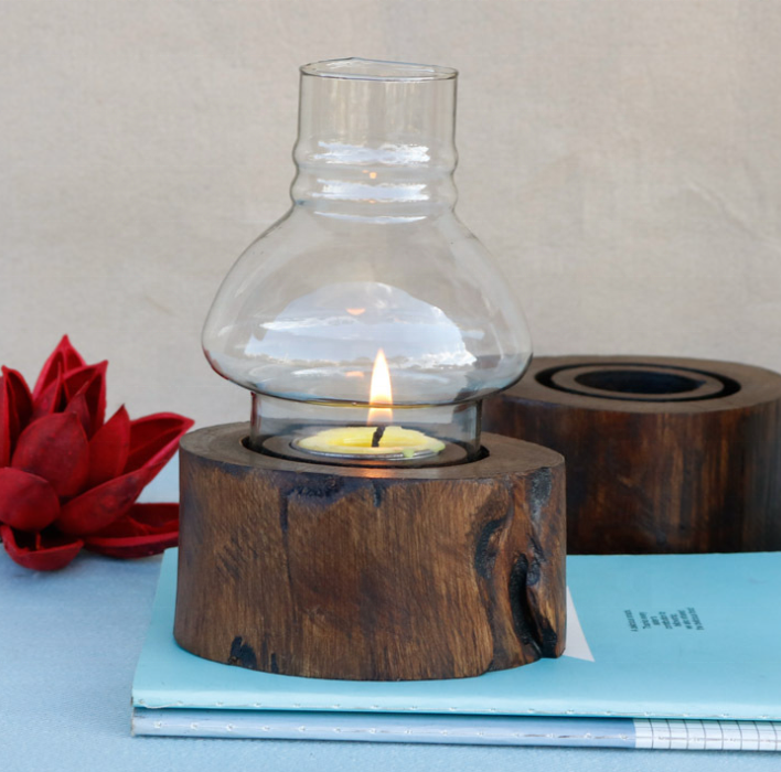 Lanterns And Candle Jars Candle Pillar Christmas Decorativenordicweddingswooden Other Candle Holder
