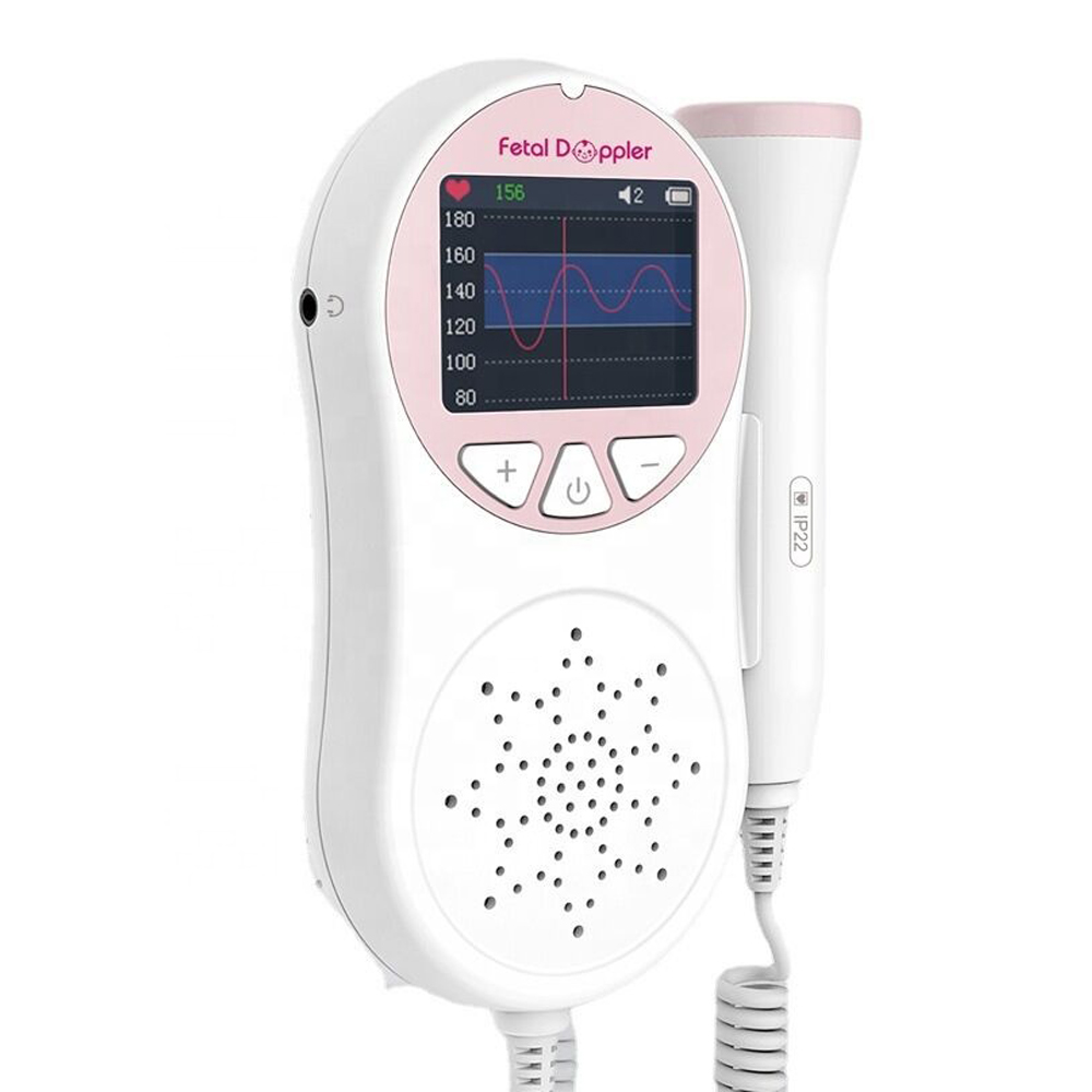 CONTEC10A Ultrasound Pregnant Use Prenatal Baby Heart Rate Detector Fetal Doppler Monitor Portable Doppler Fetal