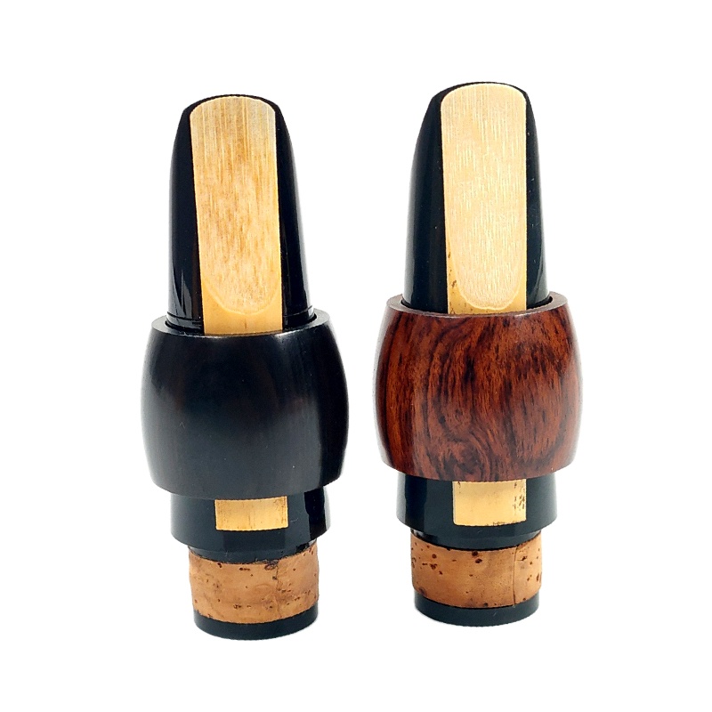 Ebony /Redwood Clarinet Mouthpiece Clamp Alto Saxophone Reed Clip Clarinet accessories