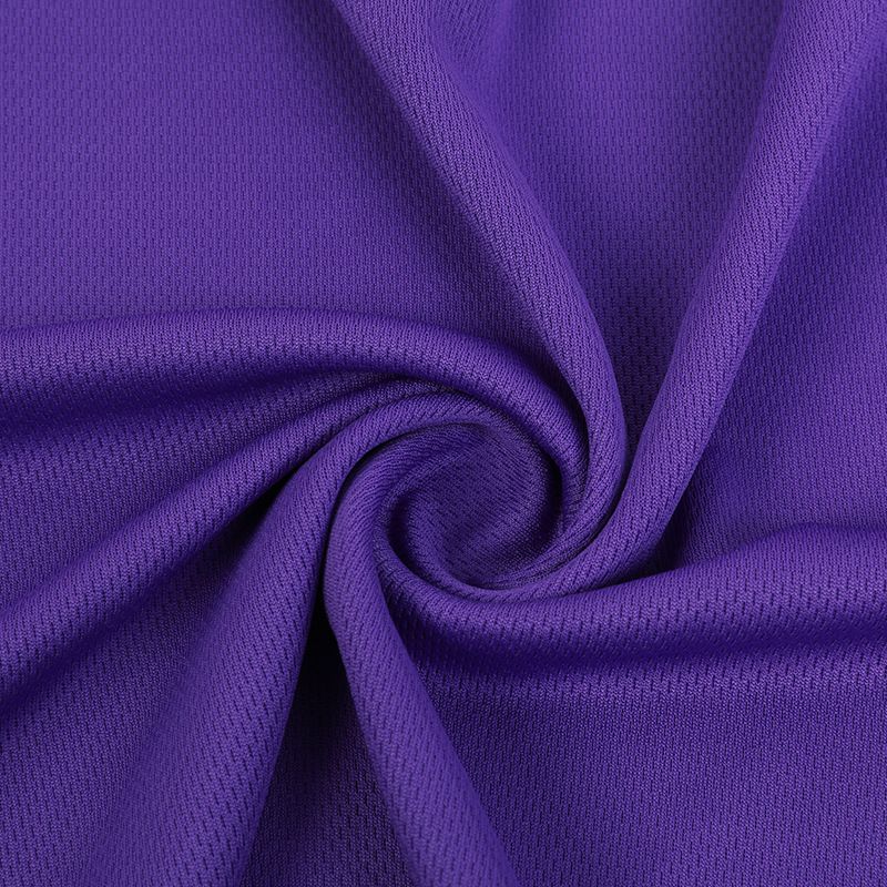 100% Microfiber Polyester Bird Eye Fabric For Golf Uniform Plain Dyed Hygoscopic And Sweat-Wicking Fabric Knitted Mesh Fabric