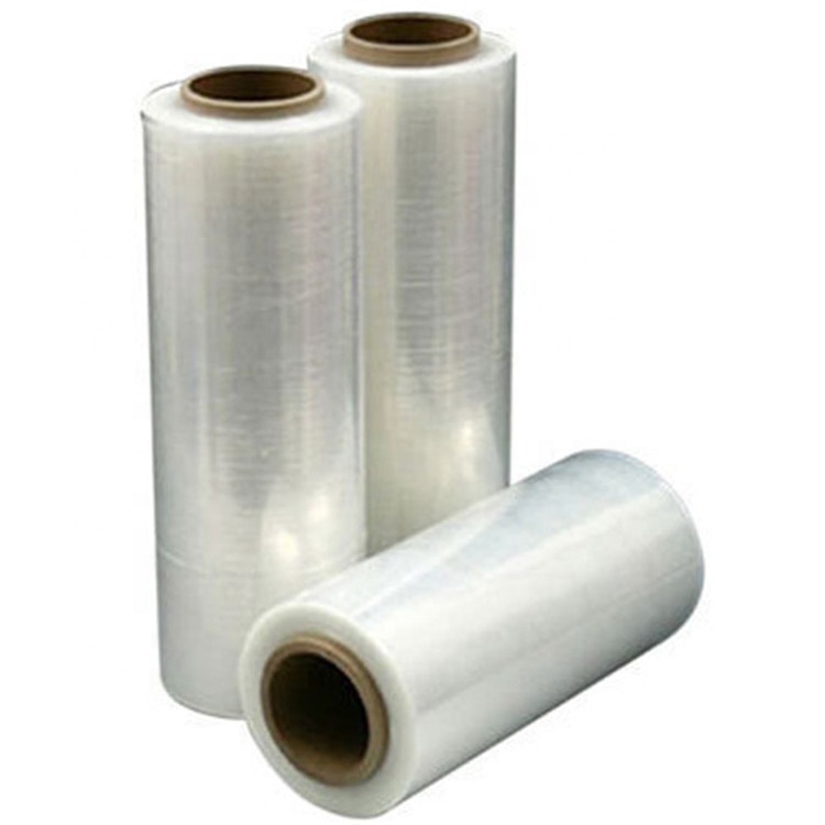 Hot sale custom printing Eco friendly clear transparent plastic lldpe stretch film manufacturers