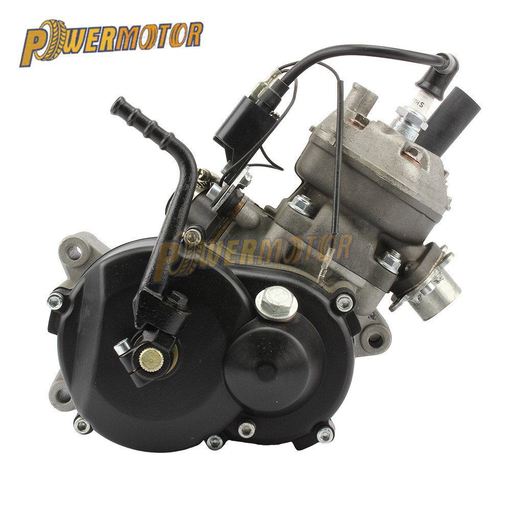 Мотоцикл 49CC двигатель с водяным охлаждением для 05 50 SX 50 SX PRO SENIOR Dirt Bike Pit Bike Cross с рычагом запуска