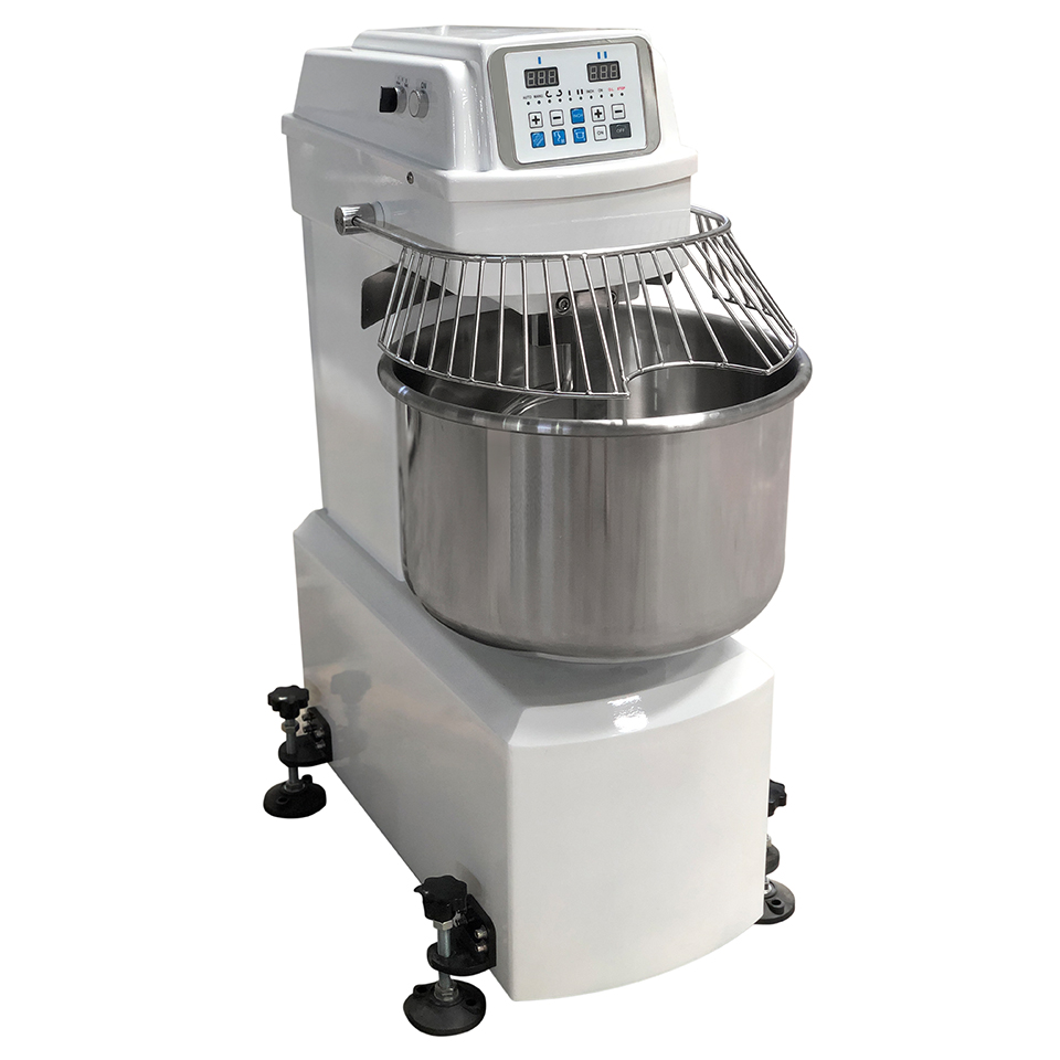 SM2-25 Professional Spiral Dough Mixer 2 Speeds White/Silver