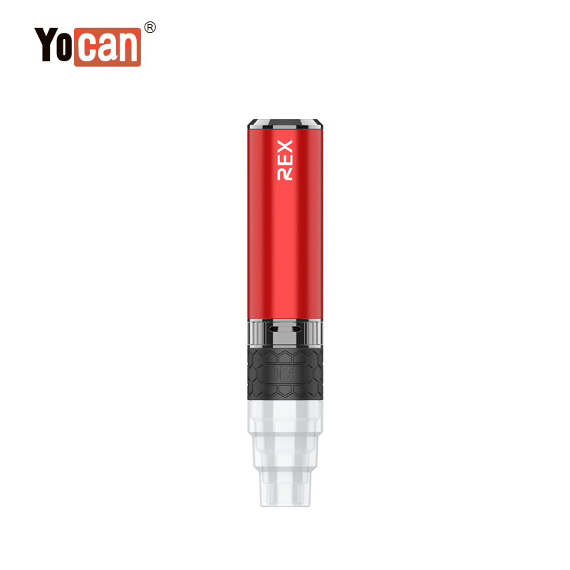 Новый выпуск 2021 года, совместимый с вапорайзером Dab Yocan Rex со стеклянной трубкой и аккумулятором емкостью 1400 мАч, комплект воскового испарителя