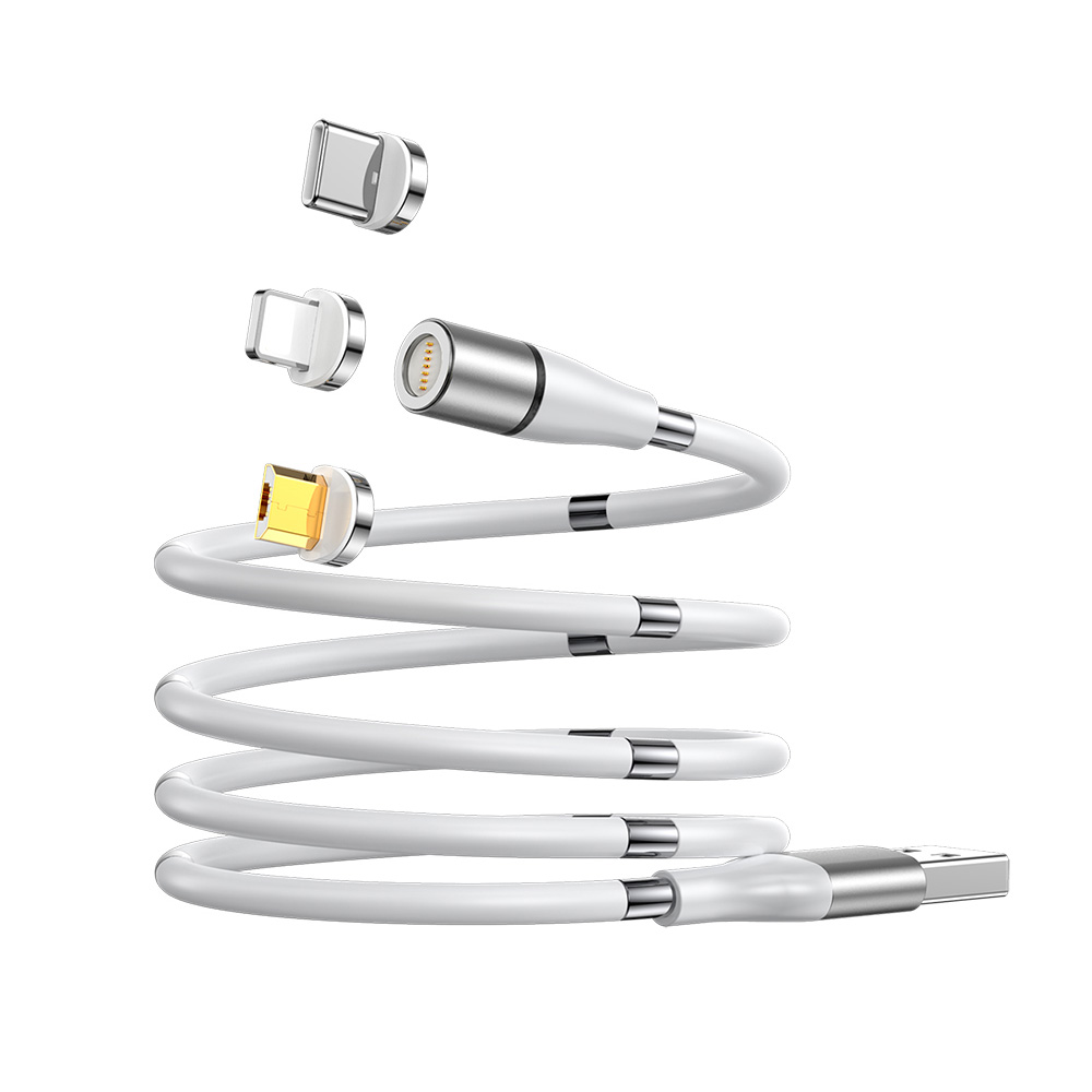 White 65w fast USB Charging Cables Data Cable Fast Charging for Mobile Phone
