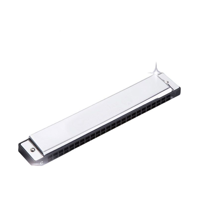Harmonica 24-Hole Polyphonic C Key Musical Instrument For Beginners And Adults Playing Professional Practice