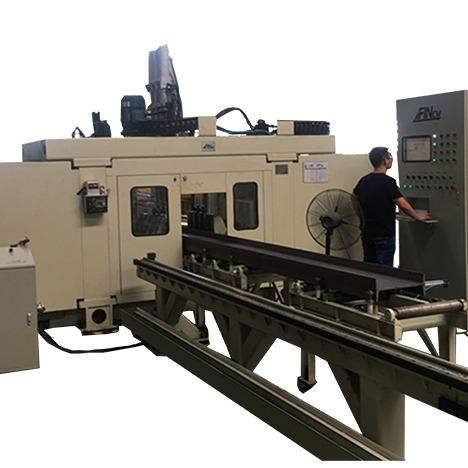 DLS1250(150*75-1250*600) FINCM Structure Steel vertical band saw High Speed CNC Beam Drilling Machine