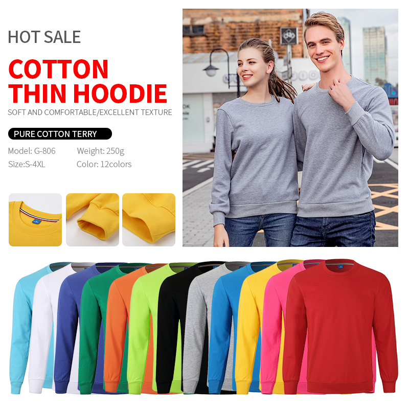 New Design Custom Embroidery Logo plus size men's hoodies & sweatshirts pullover cotton Hoodies Unisex