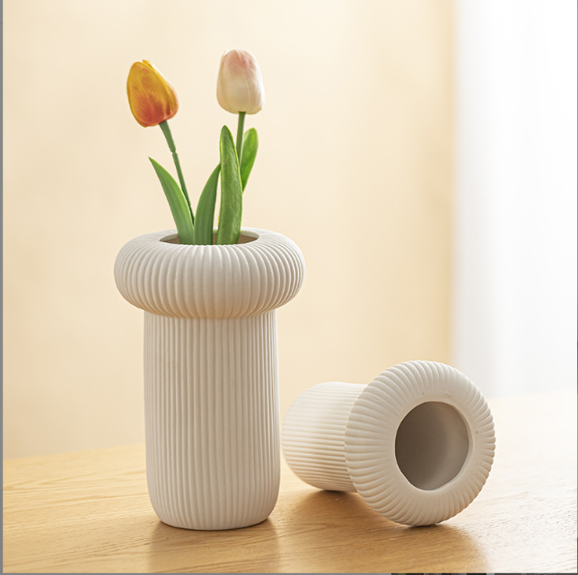 other decoration Ceramic Vase Newly design gifts grass pots Flower Vases Wedding Nordic Tabletop vase Living Bedroom Home Decor