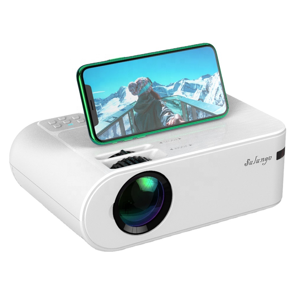 Мини-проектор Salange P62, 4000 люмен, поддержка Full HD 720P
