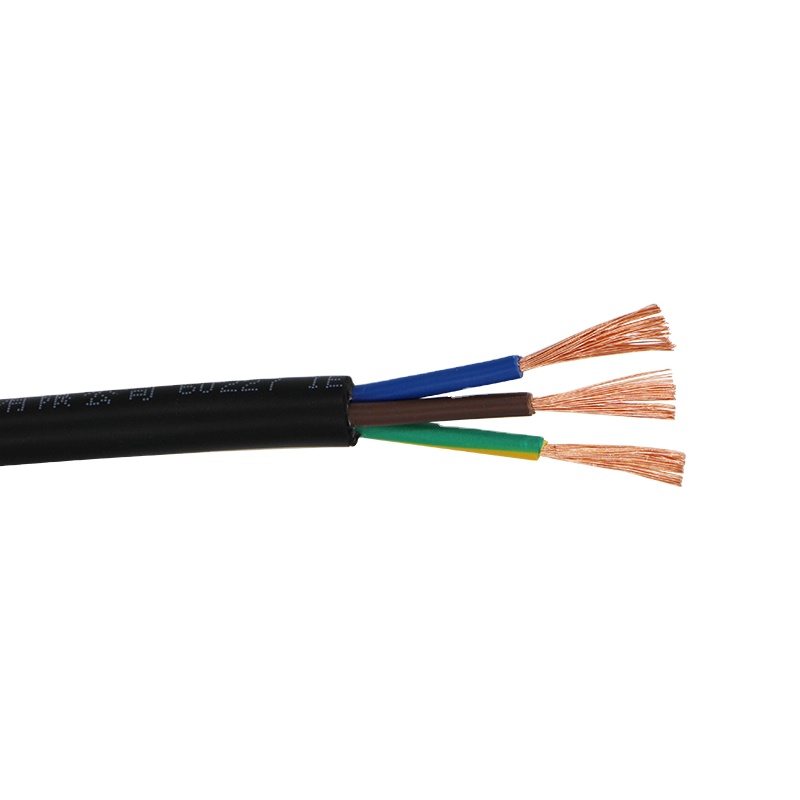 Оптовая цена полный медный кабель сигнала RVV3 * 0.75mm2 18awg 3-жильный инженерно-установка с помощью силовые кабели