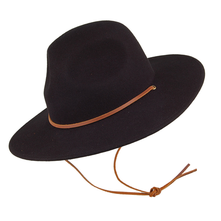 Western Knitted Cool Mexican Cowboy Hats with Customized PU Trim Outback Hat