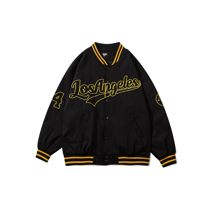 New men's and women's letters embroidered street fashion outerwear jacket couple autumn and winter windbreaker jack