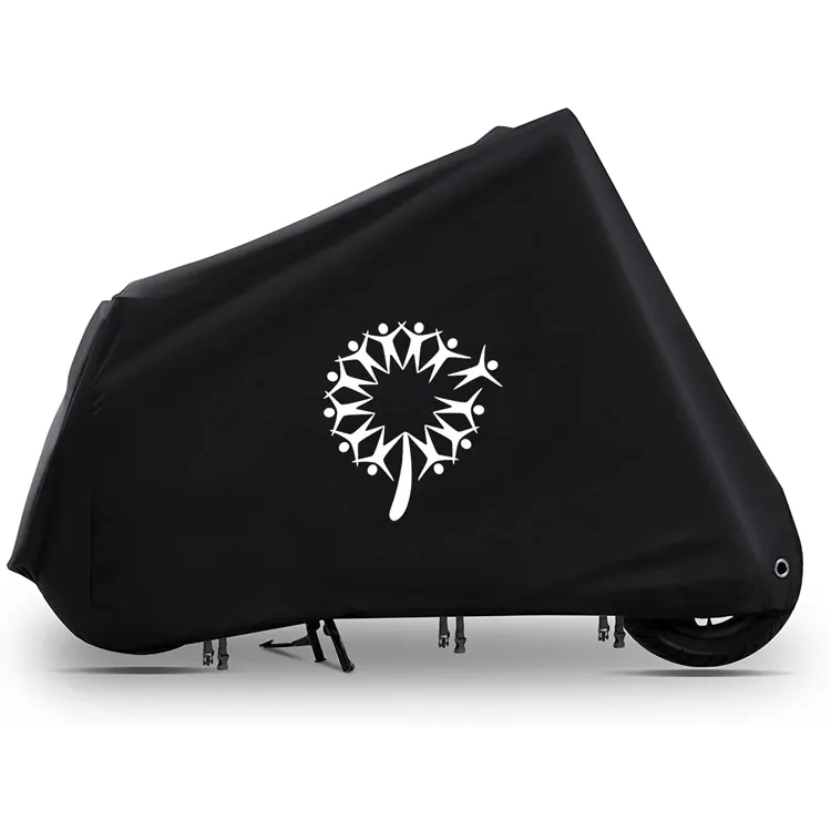 Waterproof Motorcycle Covers All Weather Outdoor Protection 180T 190T 210D Durable Motorcycle Rain Cover