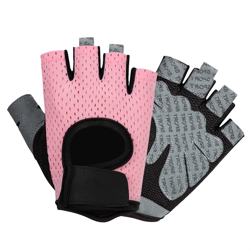 Weight Lifting Gloves Weight Lifting Gym Gloves Sports Gym Leather Built-in Wrist Half Finger Exercise Weight Lifting gloves