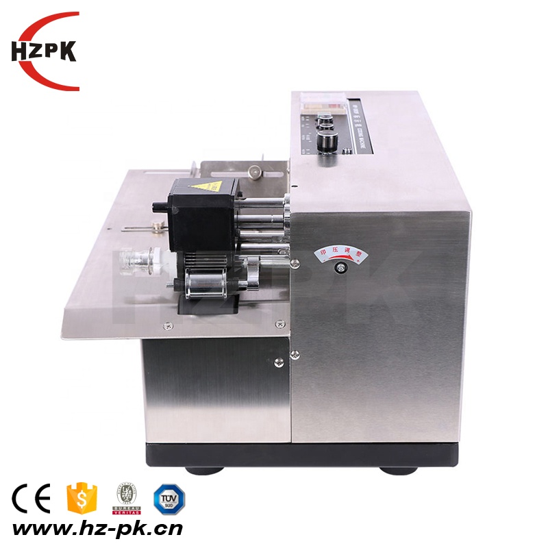 HZPK MY-380F Iron Stainless Steel Production-Date Batch No. Paper Plastic Bag Coding Marking Printing Machine ex-factory price
