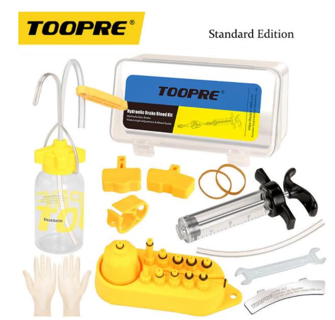 Bicycle Hydraulic Disc Brake Oil Bleed Tools Kit Set Mountain Bike Brake Oiling Change Tool Brass Metal Connector Universal
