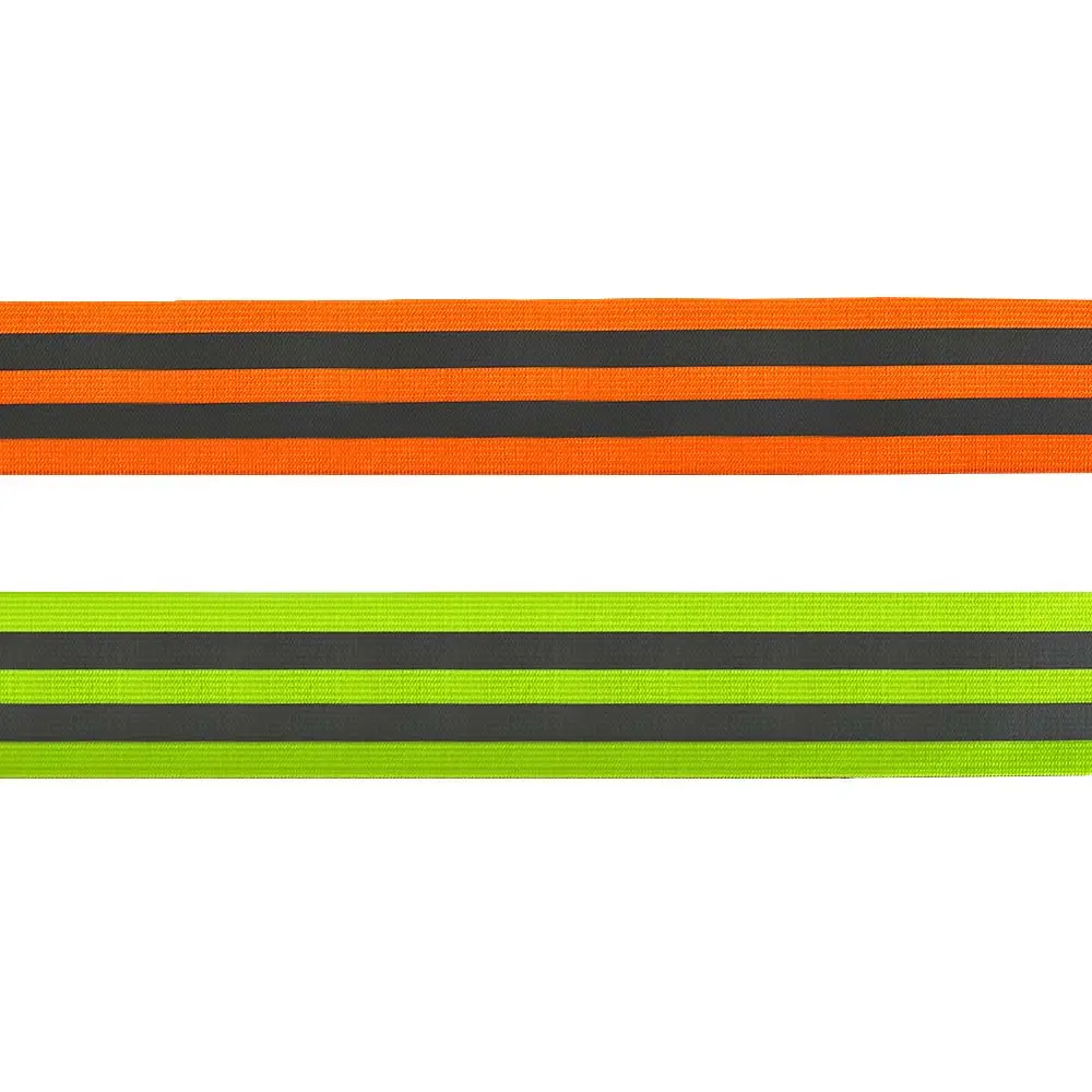 HCLITE EN20471 Reflective Safety Polyester Material Woven Ribbons Reflective Stripe
