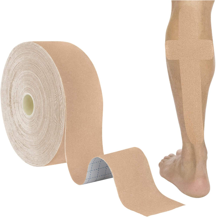 Best Latex Free Water Resistant Kinesiology Tape Uncut Tape for Muscles/Joints Pain Relief Knee Taping