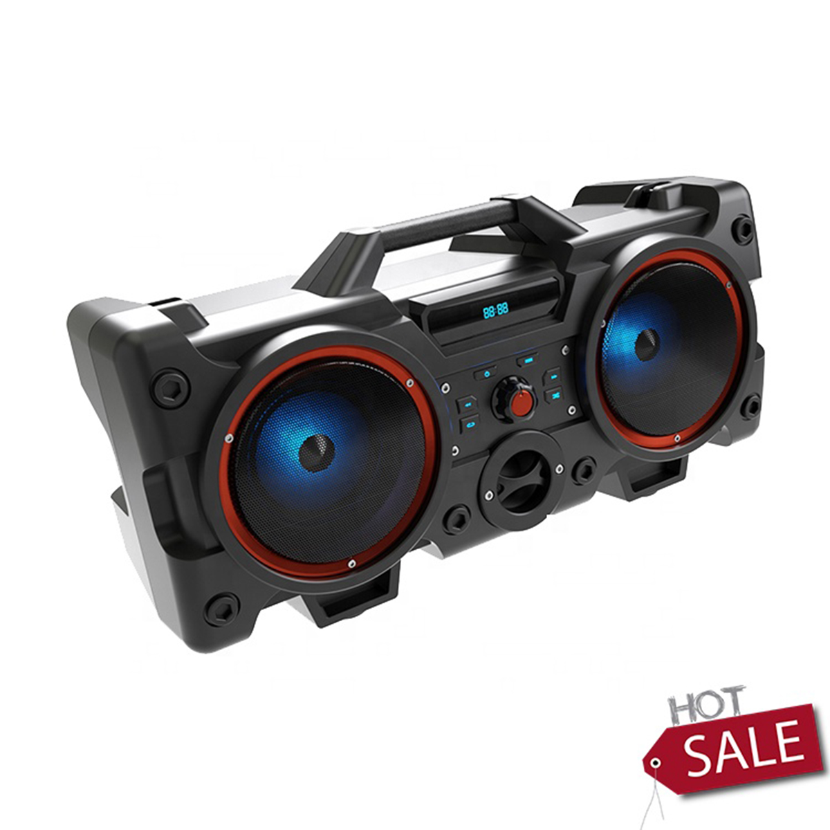 Портативная аудиосистема boombox с перезаряжаемой батареей для домашней аудиосистемы