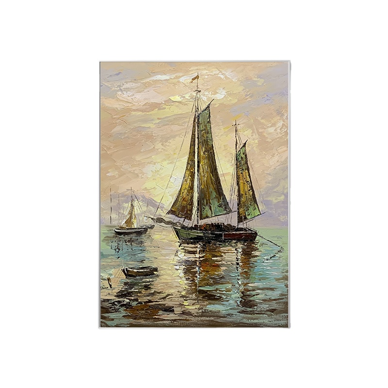 Custom Design Landscapes Seascape Picture on Canvas Wall Art Painting Home Decoration Paintings 50*75 cm/20*30 inch