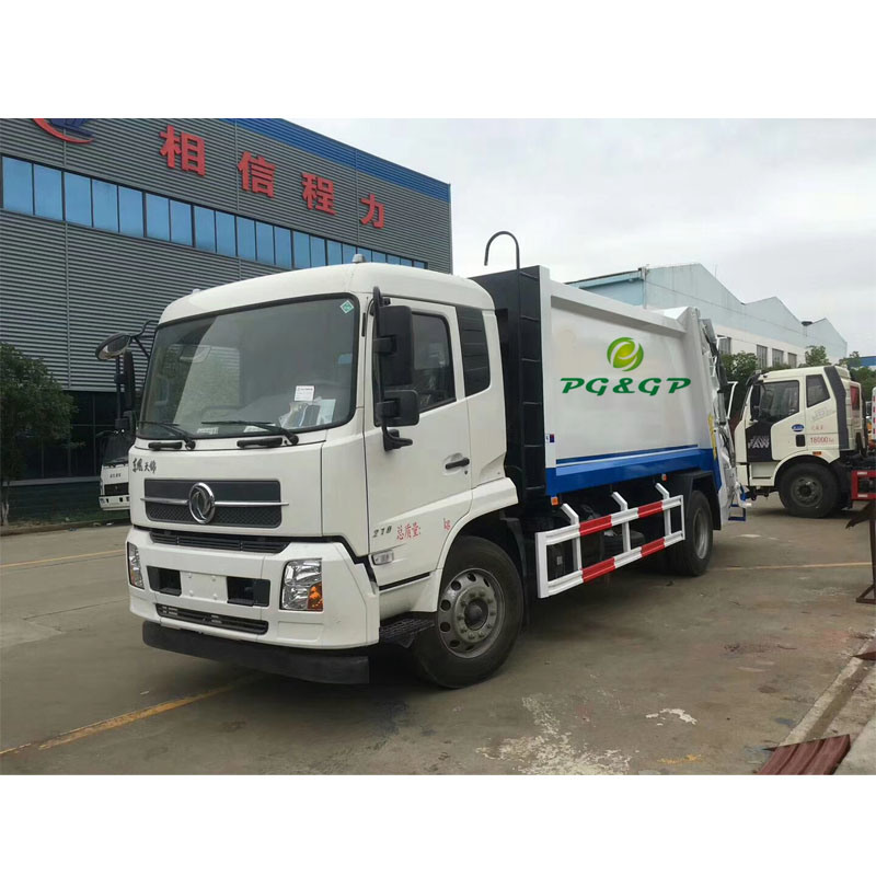 Dongfeng DFAC 10 куб. М. Сжатый уплотнитель отходов, мусоровоз для сбора мусора