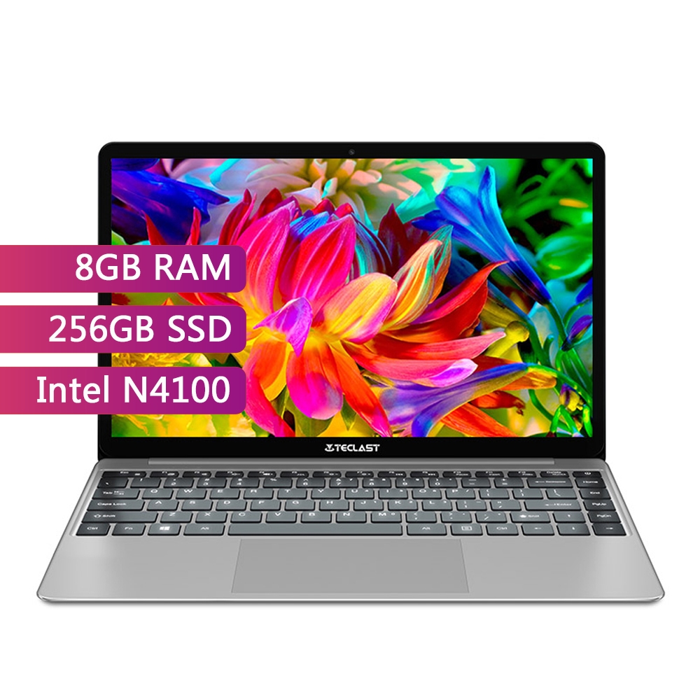 Teclast F7 Plus ноутбук 14 дюймов Intel Gemini Lake N4100 четырехъядерный 1920x1080 8 Гб RAM 256 ГБ SSD Win 10 ультратонкий ноутбук