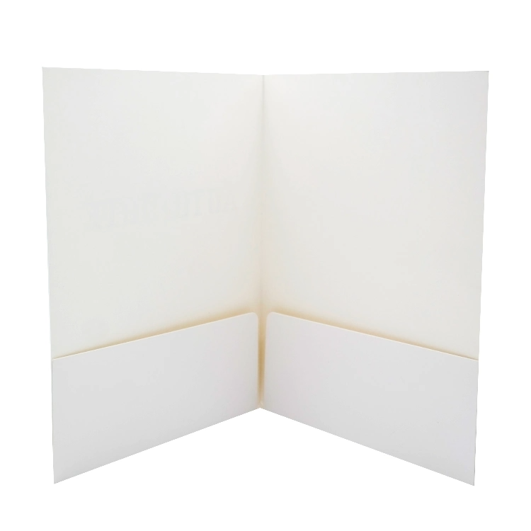 Custom A3 Presentation Folder A5 A4 Coated Paper Folders with Pockets