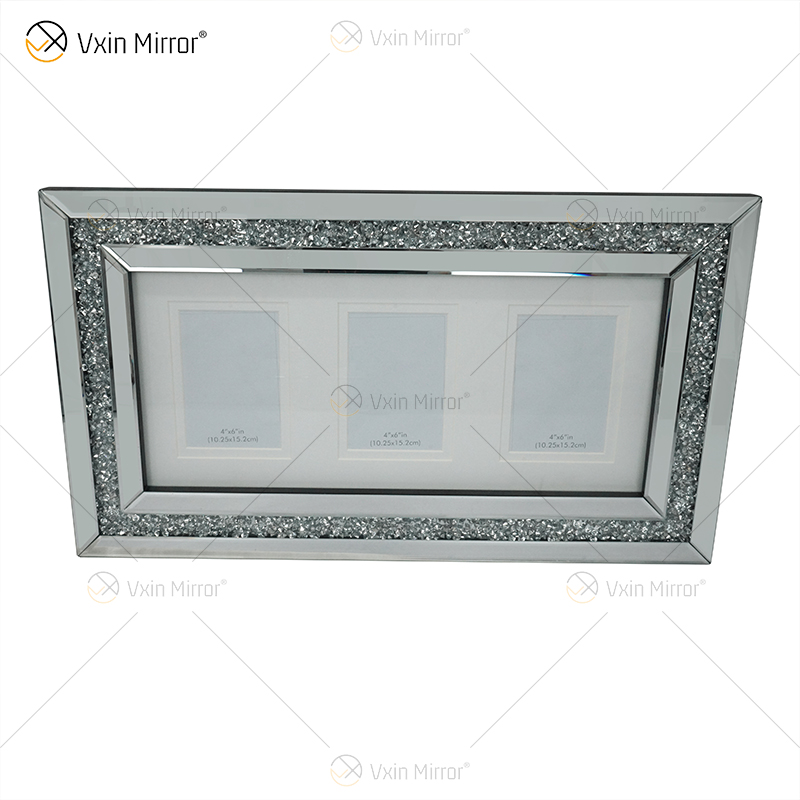 Vxin factory supply WXPP-16 Серебряная зеркальная Фоторамка ручной работы для домашнего декора