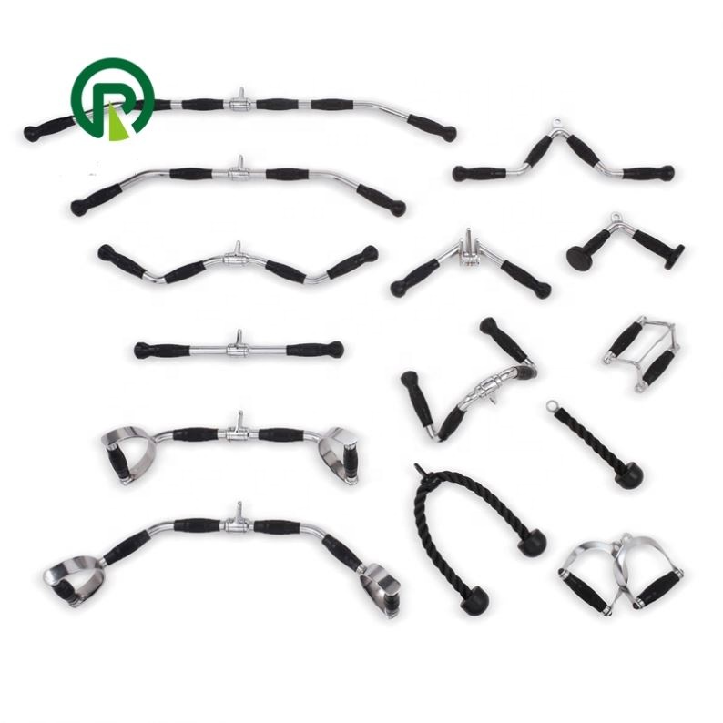 Gym Fitness Equipment Accessories Gantry Handle V-Shaped T-Bar Rowing Pull-Down Bar 103