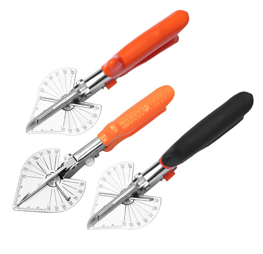 Multi Angle Miter Shear Cutter 45-135 Degree Adjustable Angle Scissors Trim Shears Hand Tools