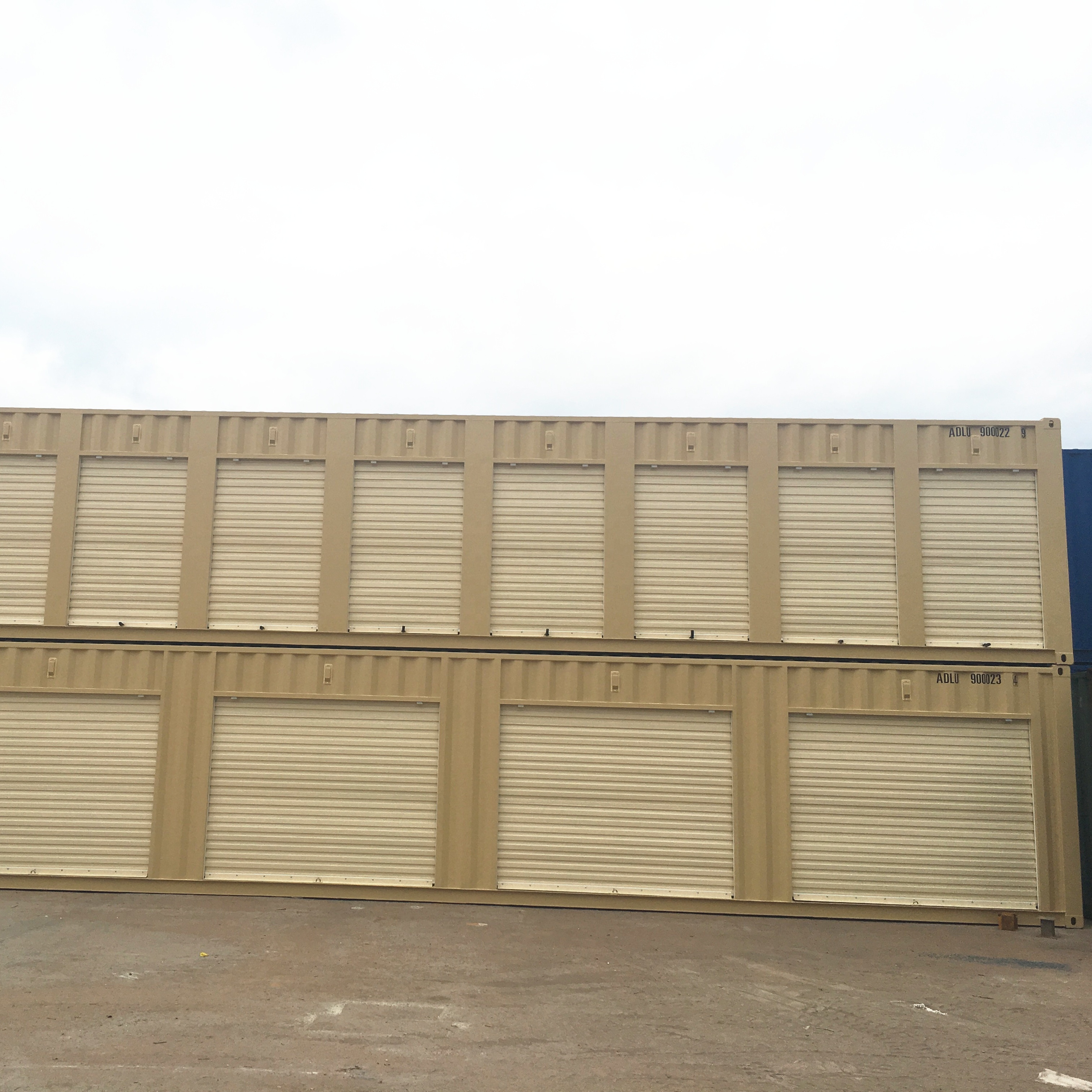 40ft Rolling shutter двери боковой открытый контейнер для хранения для продажи