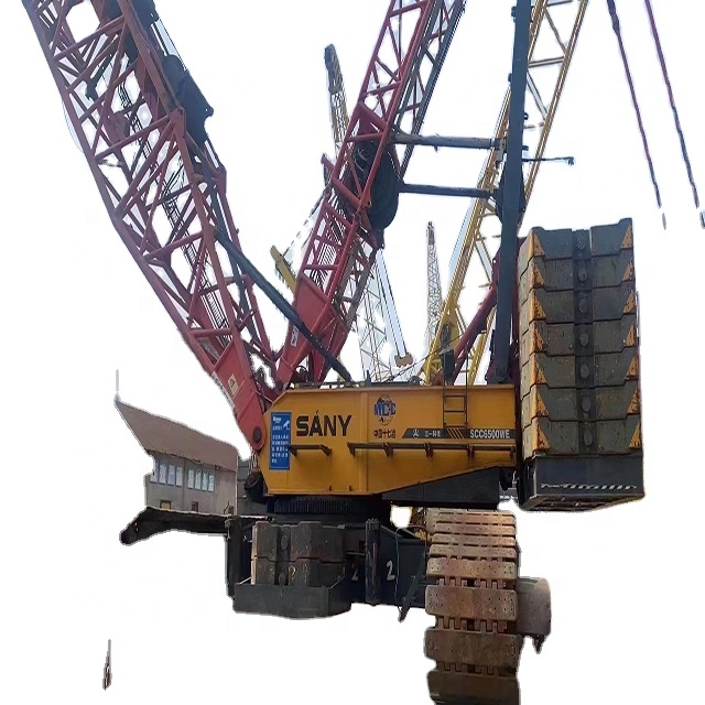Лидер продаж, хорошее состояние, гусеничный кран SANY SCC6500WE, 500 тонн 600 тонн, 650 тонн, Гусеничные Гидравлические другие краны для продажи