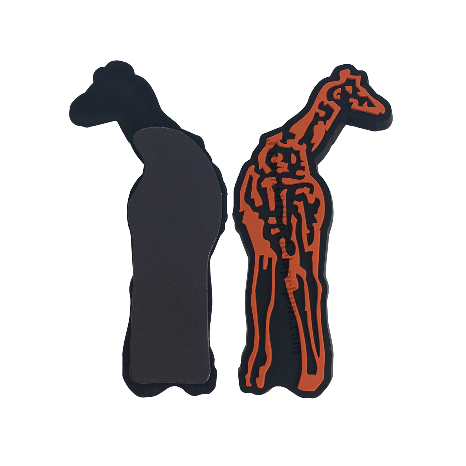 Promotional mini 3D giraffe design soft pvc fridge magnet