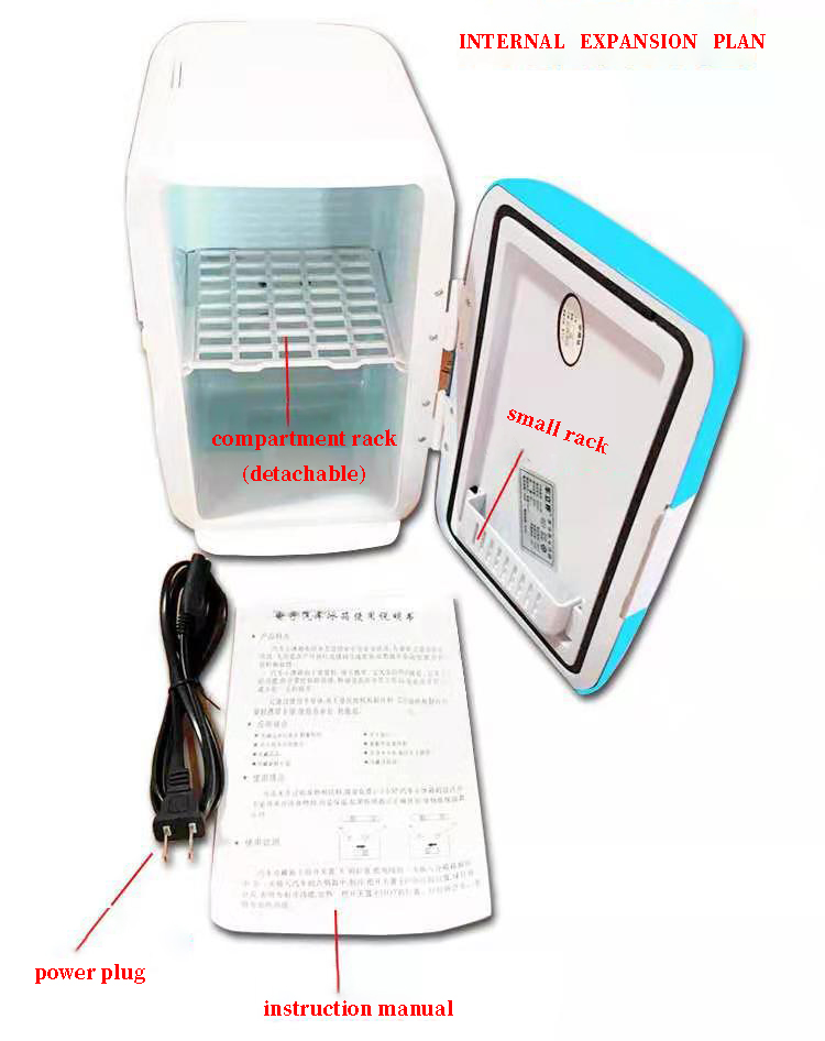 Портативный мини-холодильник для автомобиля, 4 л, мини-USB, поглощающий Портативный недорогой мини-холодильник с USB, 12 В