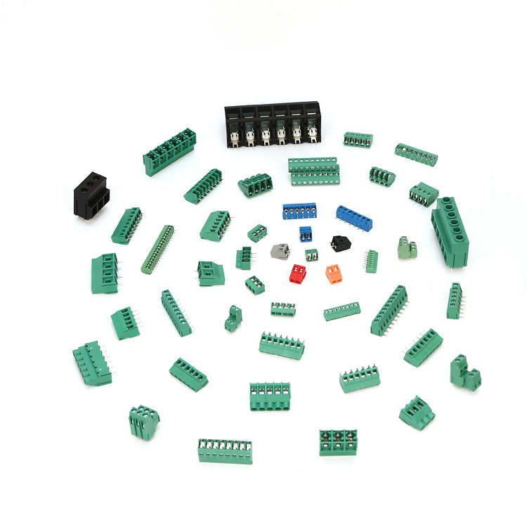 PCB винтовая Клеммная колодка 2,54 3,81 5,0 5,08 7,62 11,1 мм