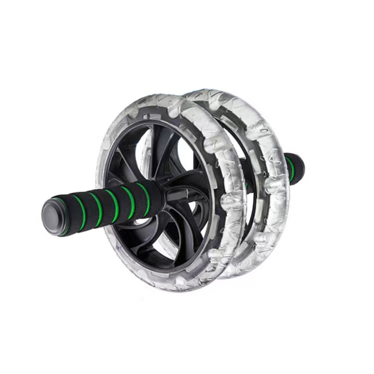 Ab wheel roller double silent abdminal household abdominal muscle wheel