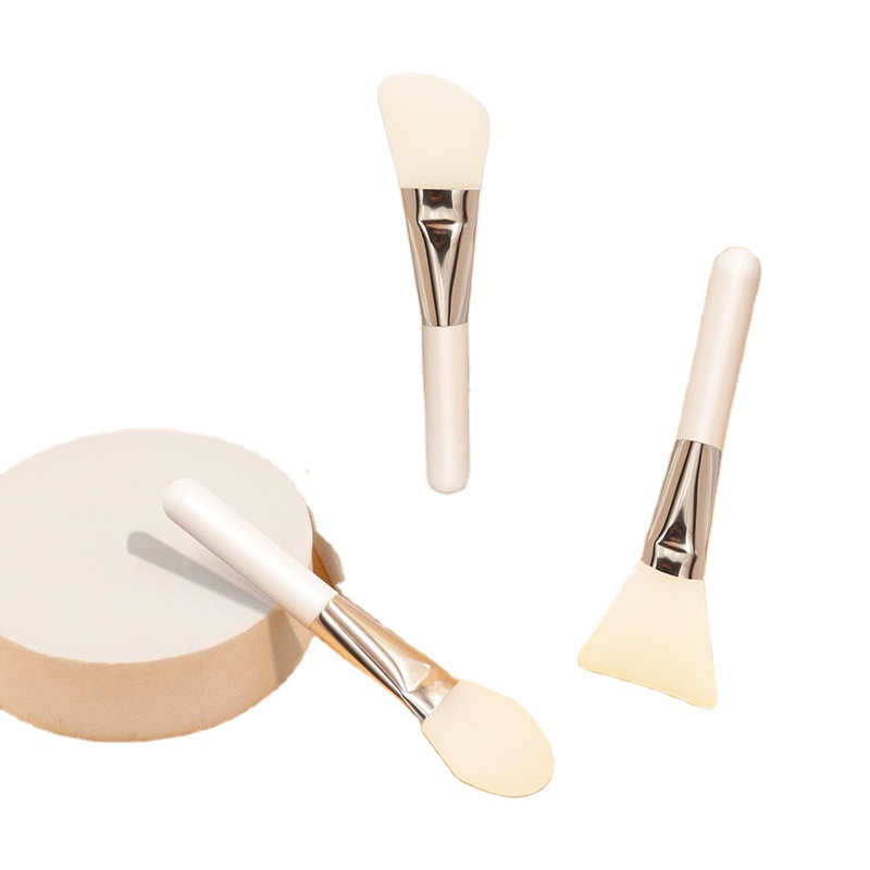 Best Quality High End Abs Handle Soft Supple Silicone Face Mask Brush For Clay