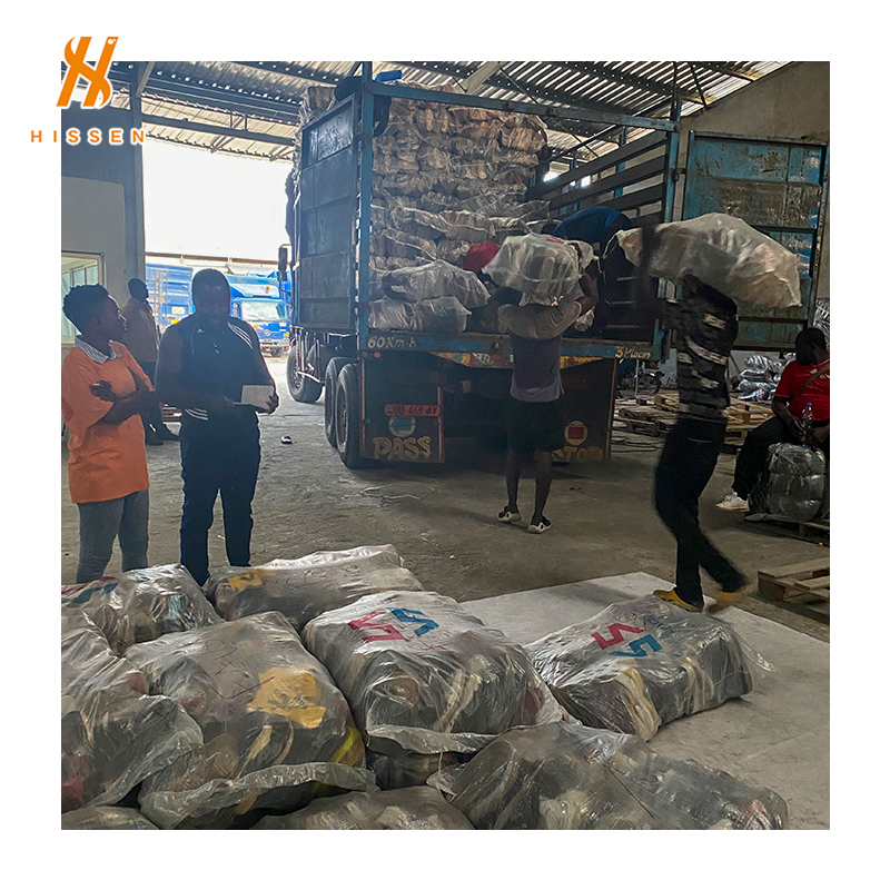 Hissen Mixed Container Men Women Uk Bales Korea Clothing Used Bal Second Hand Clothes Supplier