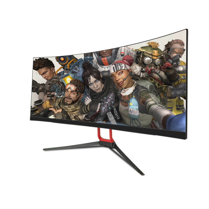 Хорошее качество! Широкоэкранный 30 "изогнутый экран игровой безрамный DCR 200Hz PC монитор