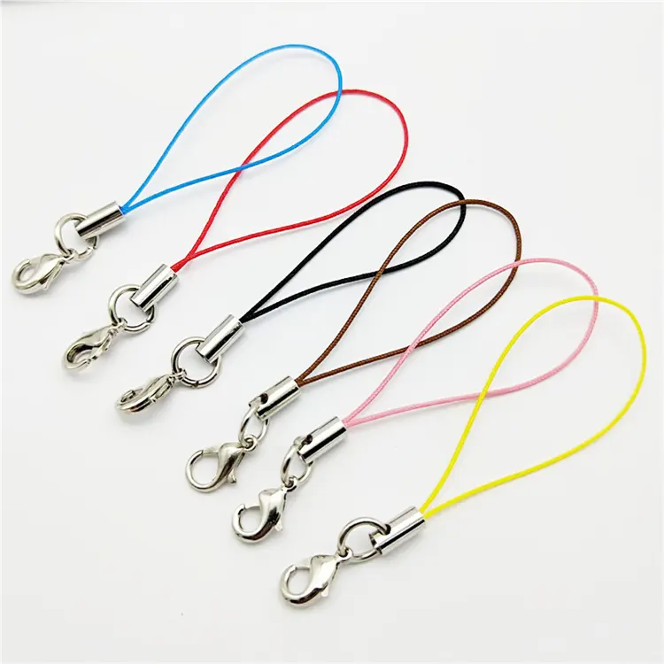 Mobile Case Strap Lanyard Lobster Clasp Cell Phone Cord Rope Key Chain Charms Connector Ring key chain