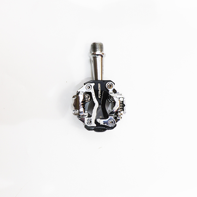 Alloy MTB Bicycle Pedal 9/16" Cr-Mo Axle Sealed Bearing Clipless Flat Self-Locking SPD Mountain Bike Pedal With Cleats