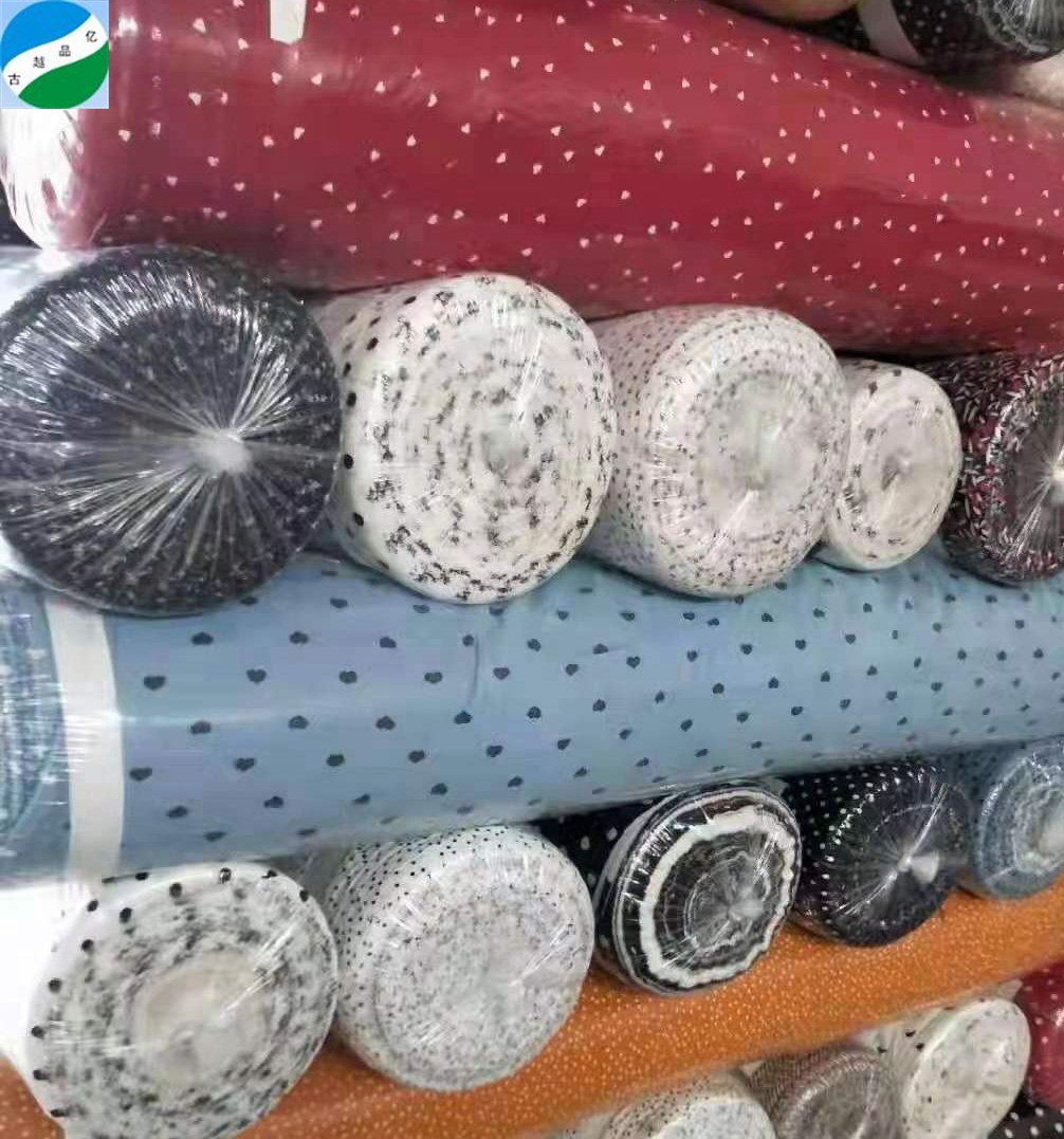 New arrival design organic plain linen printed fabric for women meter price on sale in Keqiao