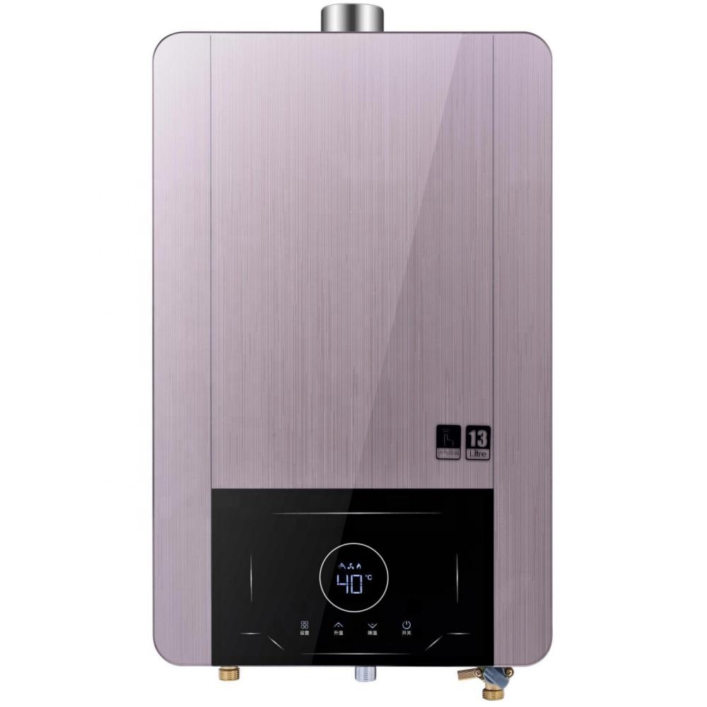 12L 13L 16L Tempered Glass Printing front Panel, customer's design accepted Gas Water Heater