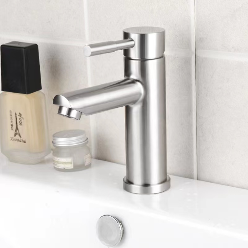 Stainless Steel Silver Basin Mixer Tap Sink Faucet Bathroom High Quality OEM Modern Basin Faucet