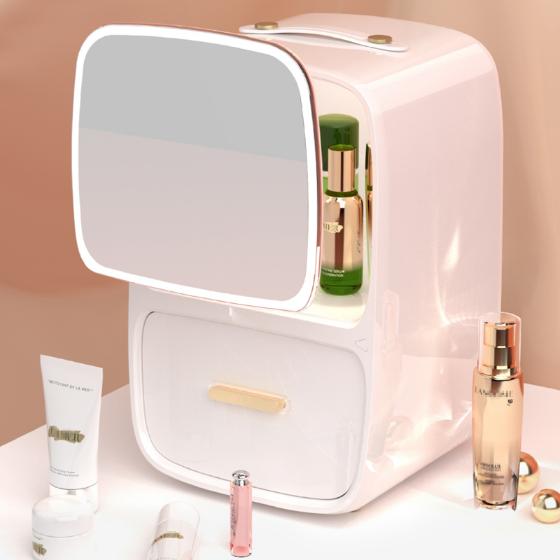 Small portable cosmetic skincare refrigerators nevera makeup beauty mini fridge freezer for display