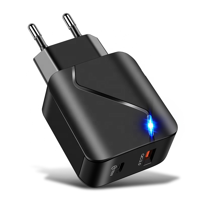 18w Mini Wall USB Charger Mobile Phone Usb-c PD Charger for Cellphone