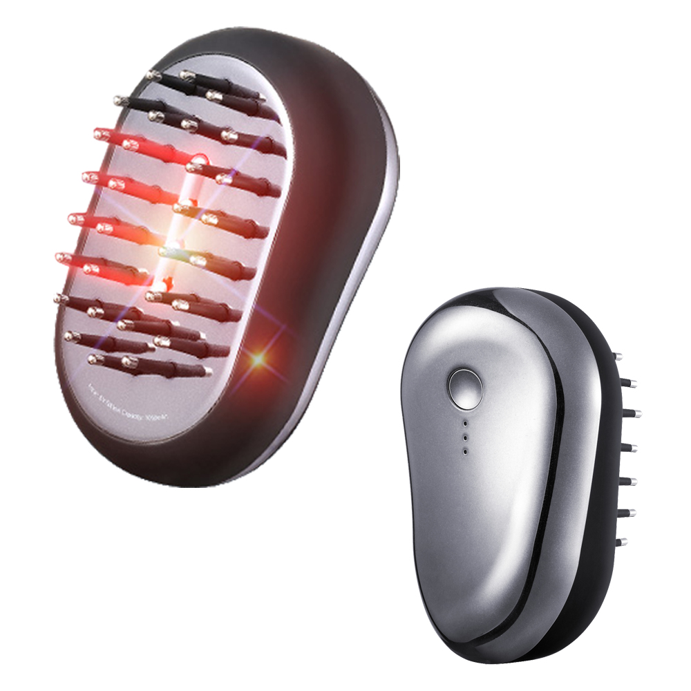 Hair Loss Brush Laser Photon Hair Regrowth Comb Red Light Therapy Vibrating Comb Massage Comb for Hair Growth