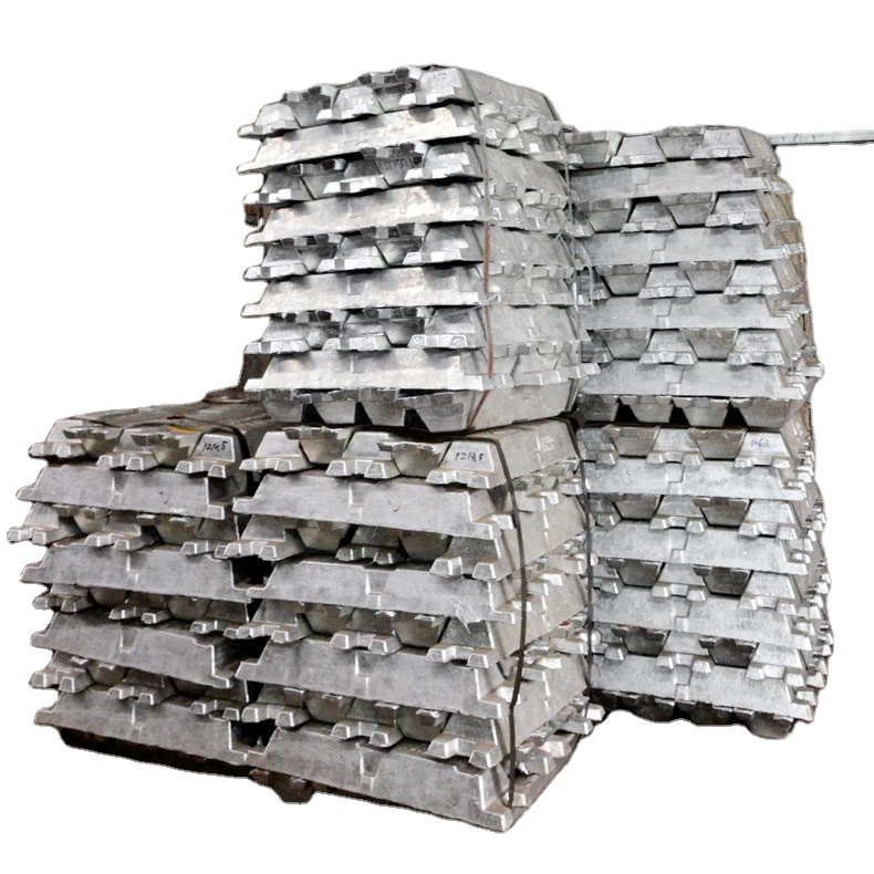 Silver White Primary 99.7% Aluminum Ingots Best Price wholesale Raw aluminium A7 ingots